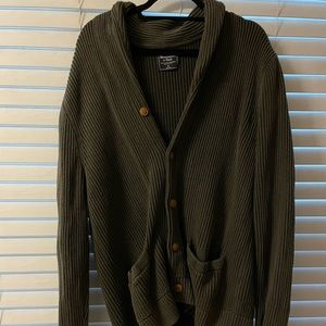 Army Green Cardigan
